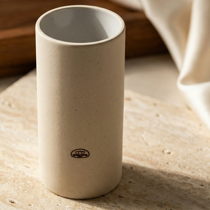 Minimalist Stoneware Tumbler